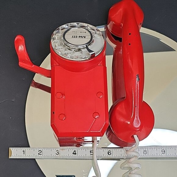 Automatic Electric 1953 Rotary Vintage Telephone Space Saving Design Canada - Picture 13 of 14